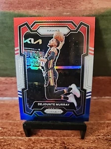 Dejounte Murray 2023-24 Panini Prizm #112 Red White and Blue Atlanta Hawks - Picture 1 of 2