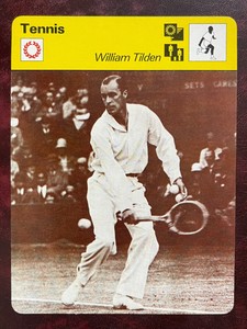 1977-79 Sportscaster Set BILL TILDEN #10-08 TENNIS - NM/MINT *HIGH GRADE*