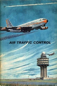 Libro de pegatinas de control de tráfico aéreo con mapa 1961 Butterfield Science Service Program - Imagen 1 de 8