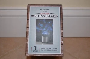 Buxton Disco Light Wireless Speaker 2.5x2.5x4.5 inches - Picture 1 of 3