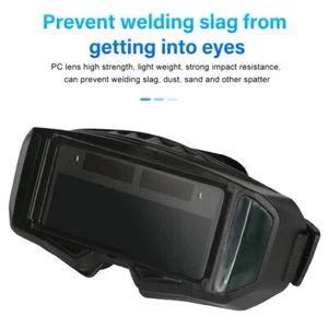 Gafas de Soldadura Gafas de Oscurecimiento Automático Máscara Seguridad Atenuación Automática Soldador Arco - Imagen 1 de 13