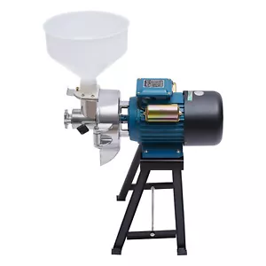 Electric Grinder Mill Grain Corn Wheat Feed/Flour Dry Wet Cereal Machine +Funnel - Picture 1 of 11