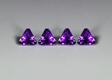 5 MM Fancy Trillion_2 MATCHING PAIR_100 % NATURAL PURPLE AMETHYST_AFRICA