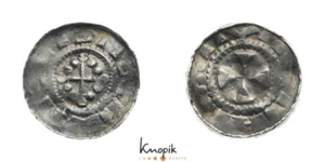 Región Meissen-Oberlausitz, precio anónimo, penique de borde alto (aproximadamente 1025-1030), 1,31 g - Imagen 1 de 1
