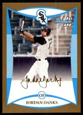 2008 Bowman Draft Prospects Gold Jordan Danks Dp #BDPP11