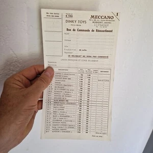 DINKY bon de commande B 1958 ORIGINAL - Picture 1 of 6