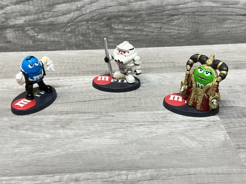 Star Wars M&Ms Chocolate Mpire Han Solo, Queen Amadala, Stormtrooper Hasbro  E4 Cover