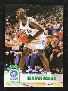 ISAIAH RIDER TIMBERWOLVES 1994-95 SKYBOX NBA HOOPS ROOKIE CARD #367 - Picture 1 of 2