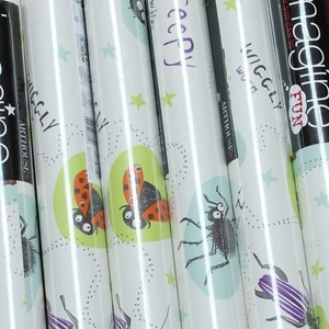 3 rollos de papel tapiz insecto insectos niños ladybirds arañas gusanos niños niñas sala de juegos - Imagen 1 de 11
