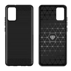 Full Body Shock Absorption Carbon Fiber Soft Case f Samsung Galaxy A02s SM-A025A - Picture 1 of 1
