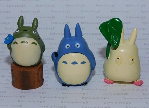 Japan Nibariki Studio Ghibli My Neighbor TOTORO PVC FIGURES Flower Cake Topper Cover