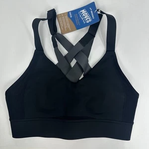 Neu mit Etikett Brooks Drive Interlace schwarzer Lauf-BH Damengröße 30 C/D - Bild 1 von 7