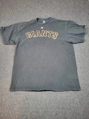 Camisa Majestic San Francisco Giants Para Hombres XL Negra Buster Posey 28 MLB Cuello Redondo Foto 1 de 4
