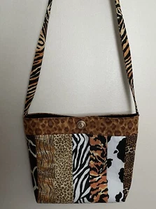 Bolso Bandolera Hecho a Mano Surtido Estampado Animal Correa - Imagen 1 de 1