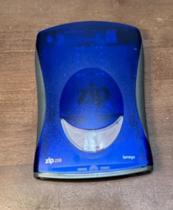 Iomega Zip 250 250MB USB Drive Z250USBPCM USB Blue - UNTESTED - Photo 1/7