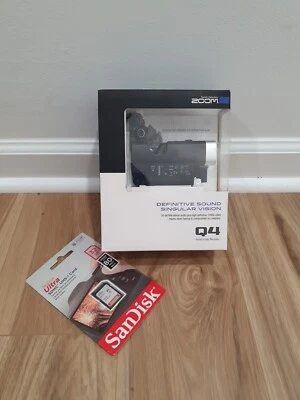 Zoom Q4 Handy Video Camera Recorder 1080p NEW In Box  SanDisk 32 Gb Included - Image 1 of 4