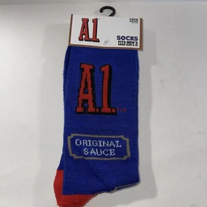 Nuevos calcetines crew de salsa A.1 para adultos talla 6-12 - Imagen 1 de 5
