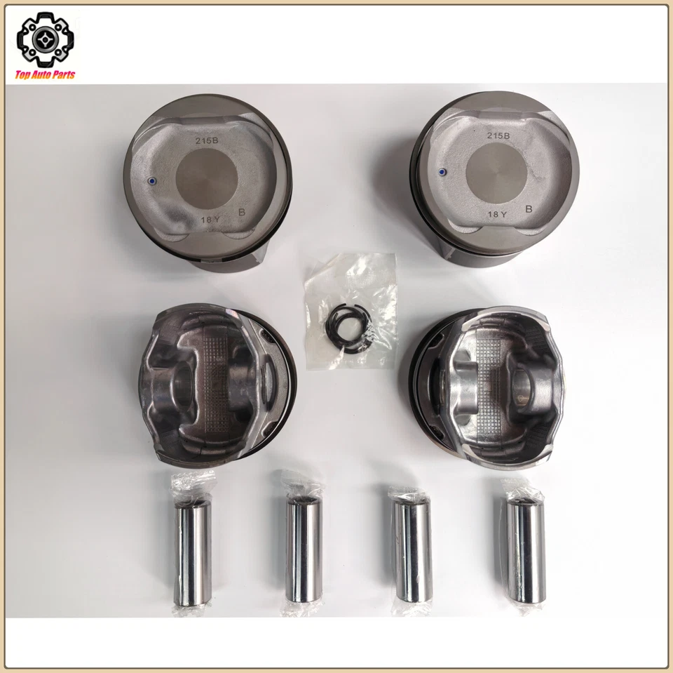 Pistons w/ Rings For 2007-2013 Toyota Matrix Camry RAV4 Scion tC Lexus 2.4 2AZFE - Изображение 1 из 4