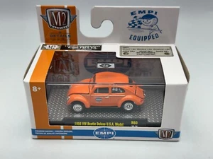 M2 Machines EMPI 1956 Volkswagen VW Beetle Gasser, Orange, R60, 1:64, NIB - Picture 1 of 13