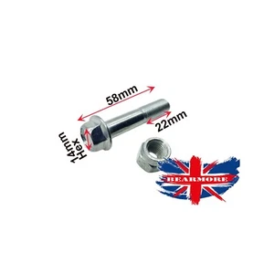Rear Mudguard Stay Bolt Nut For Royal Enfield Early Bullet 350 500cc 10x1.25mm - Picture 1 of 4