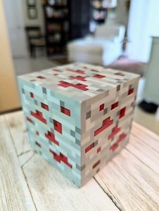 Minecraft Redstone Ore Nightlight Touch Cube Light Tested Works ThinkGeek 2012 - Picture 1 of 6