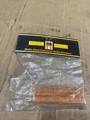 Custom Chrome Indicator Lens Orange Late Cast Dash 1968- Present (PN: 28-653) - Image 1 of 4