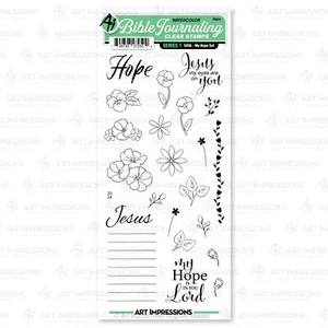 Art Impressions Bible Journaling Clear Stamp Set-My Hope - Picture 1 of 1