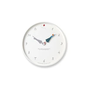 Lemnos wall clock for hanging analog Herstory balloon Herstory MU23-12 A balloon - Picture 1 of 6