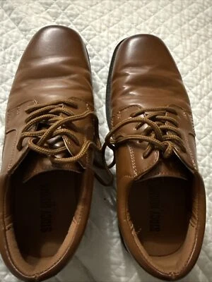 Stacy Adams Boys Shoes Brown Size 3 41179-221 Style Austin Color Cognac - Image 1 of 4