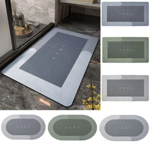 Household Bathroom Non-slip Floor Mat Super Absorbent Floor Mat Soft Carpet - Picture 1 of 18