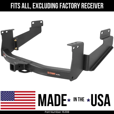 For 2014-2014 Toyota Tundra Trailer Hitch Exc factory receiver Curt 15398 2" Tow - Image 1 of 4