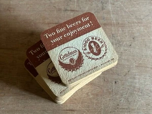 Gettelman $1000 Beer Coaster Lot 50 Coasters Barware Mancave Vtg 3-3/8" Ad - Picture 1 of 24