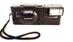 Olympus XA Rangefinder 35mm Film Camera w/A16 Flash Excellent++++ Full Working - Picture 1 of 14