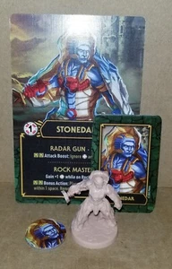 Masters Of The Universe Clash For Eternia STONEDAR Mini & Cards - Picture 1 of 1