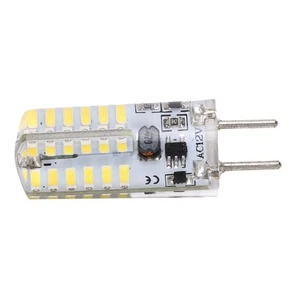 Cold White 60006500K 48LED Silicone Bulb 3W 300LM GY6.35 BiPin Bulb AC12V - Picture 1 of 22