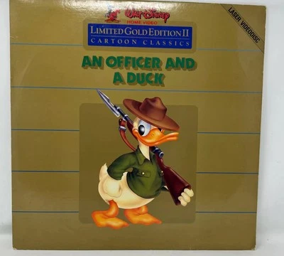 Walt Disney An Officer and A Duck Laserdisc 258AS LD Limited Gold Edition Donald - Image 1 of 3