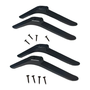 Lot de 2 pieds de base de support TV, légers, robustes, portables - Photo 1/15