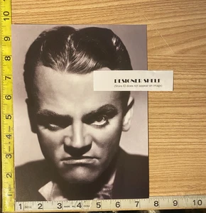 James Cagney Headshot Scene Black & White Book Photograph - Picture 1 of 1