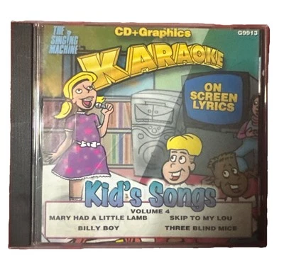 The Singing Machine Karaoke CDG: Kid’s Songs, Vol. 4, G9913, FAST SHIPPING! - Image 1 of 3