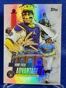 2025 Topps Series 2 William Contreras Home Field Advantage - Case Hit Sp Brewers - Picture 1 of 12