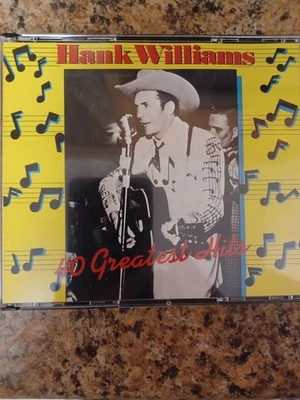 40 Greatest by Hank Williams (CD from original mono tapes and *78 RPM disks) - Image 1 of 4