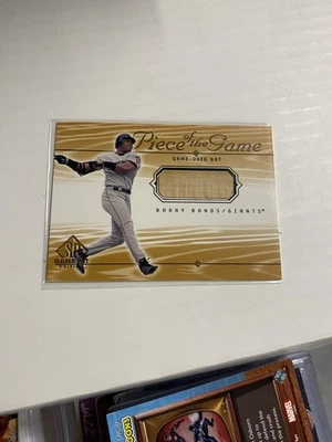 2000 Upper Deck SP Piece of the Game Barry Bonds Game Used Bat Giants - Image 1 of 2