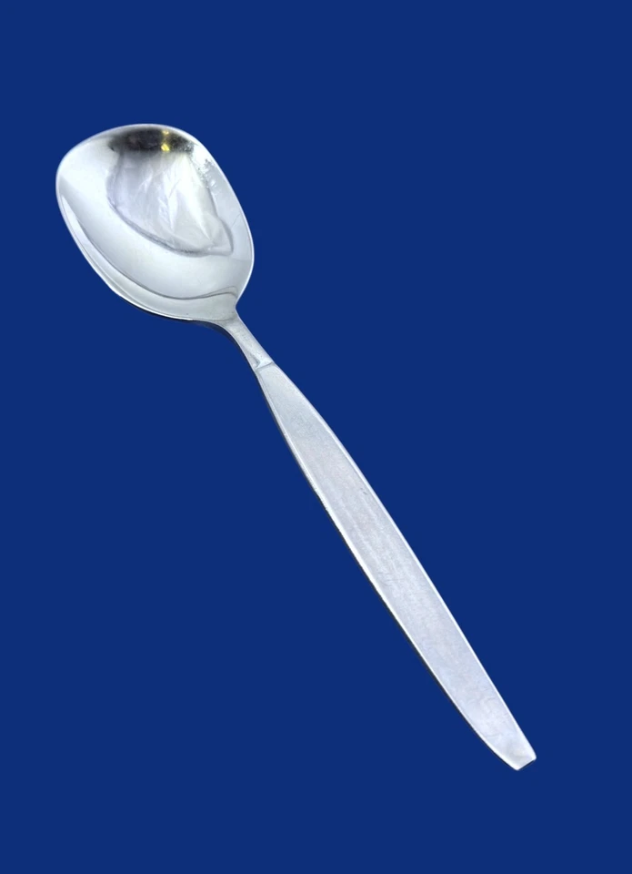 Cubiertos de acero inoxidable Oneida FROSTFIRE Community - Cuchara de azúcar cuadrada 6" - Imagen 1 de 1