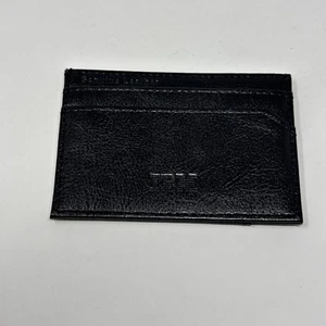 IBM Leather RFID Wallet Front Pocket Business Card Holder Minimalist - Picture 1 of 4