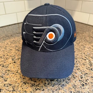 Philadelphia Flyers NHL Zephyr Stretch Fit Medium Large Black - Picture 1 of 8