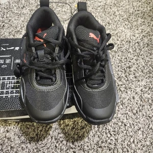 PUMA Playmaker Pro Basketball Sz 12cBoys Black Sneakers Athletic Shoes 310371_04 - Picture 1 of 5