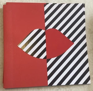 Lulu Guinness Lips, Hands & Cats Notecards And Envelopes Boxed Stationery Set  - Picture 1 of 15