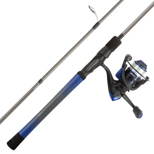 Carbon Pole Fishing Rod Reel Combo Spinning Reel Sea Saltwater Freshwater 6.5FT - Picture 1 of 6