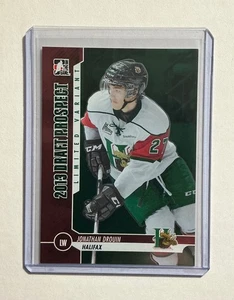 2013-14 ITG Draft Jonathan Drouin RC Halifax Rookie Emerald Green Variant #/50! - Picture 1 of 3