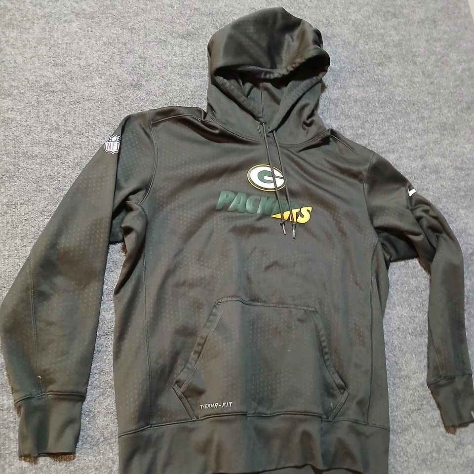 Sudadera con Capucha Green Bay Packers Para Hombre Grande NFL Fútbol Calce Térmico Nike Foto 1 de 4